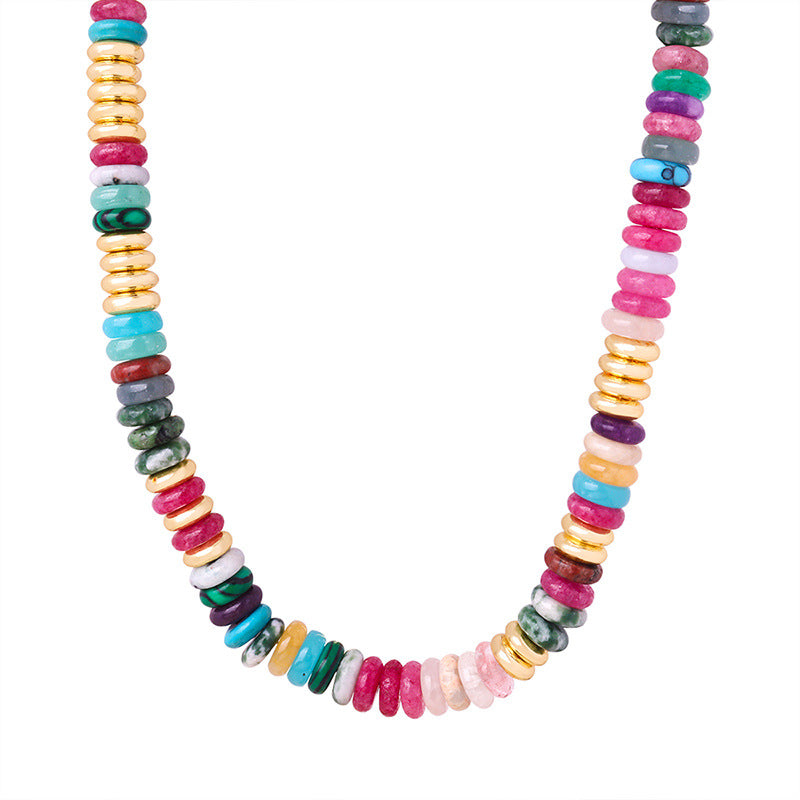 Multicolor kralen ketting