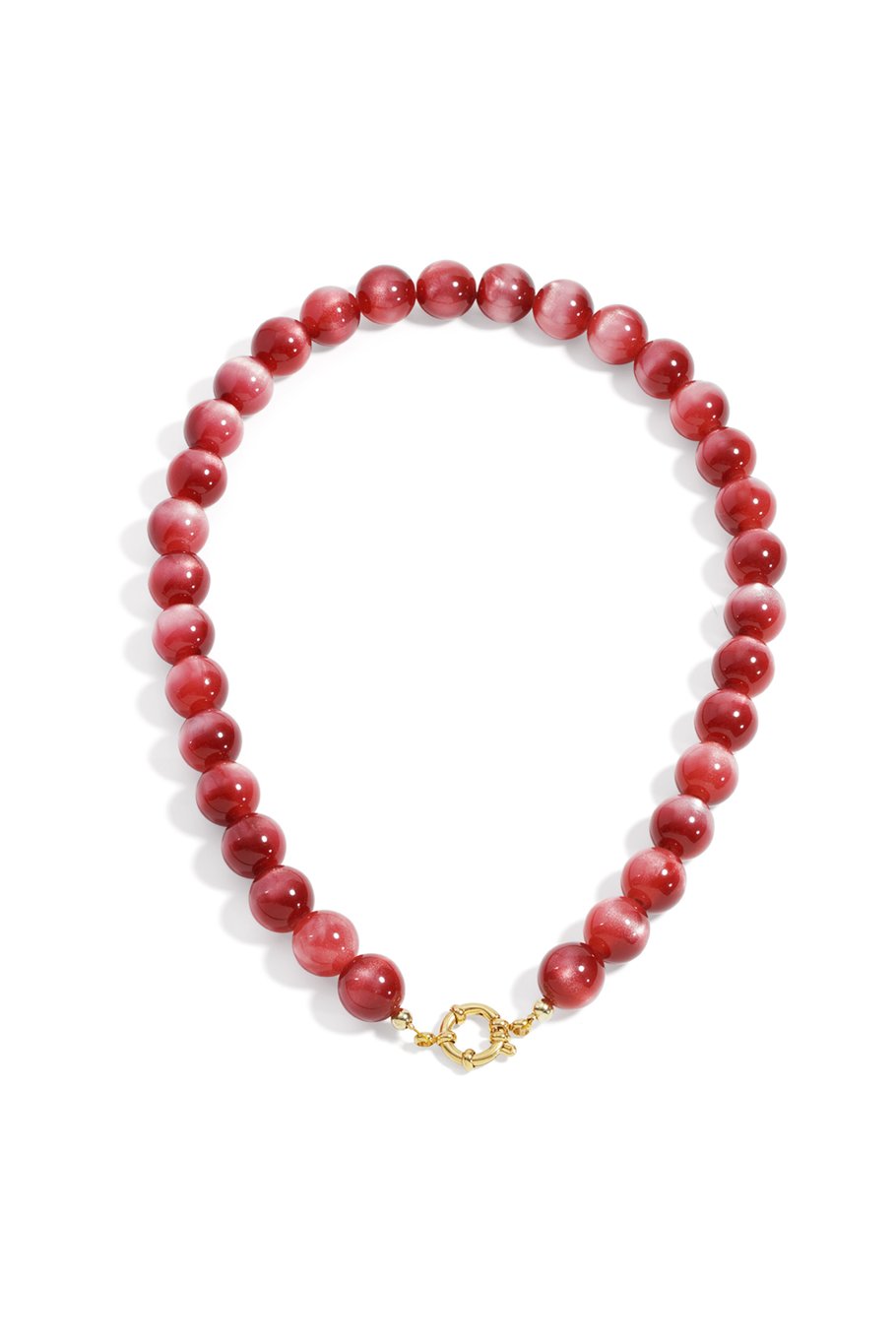 Rode kralenketting